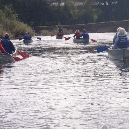 Canoeing Brecon, Powys